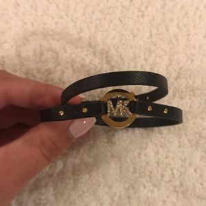 Black wrap Michael Kors bracelet